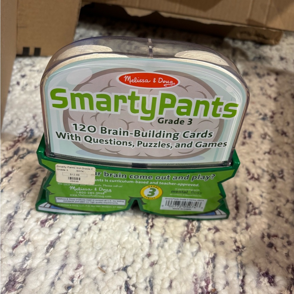 Melissa & Doug Smarty Pants Grade 3 Cards - Green and White